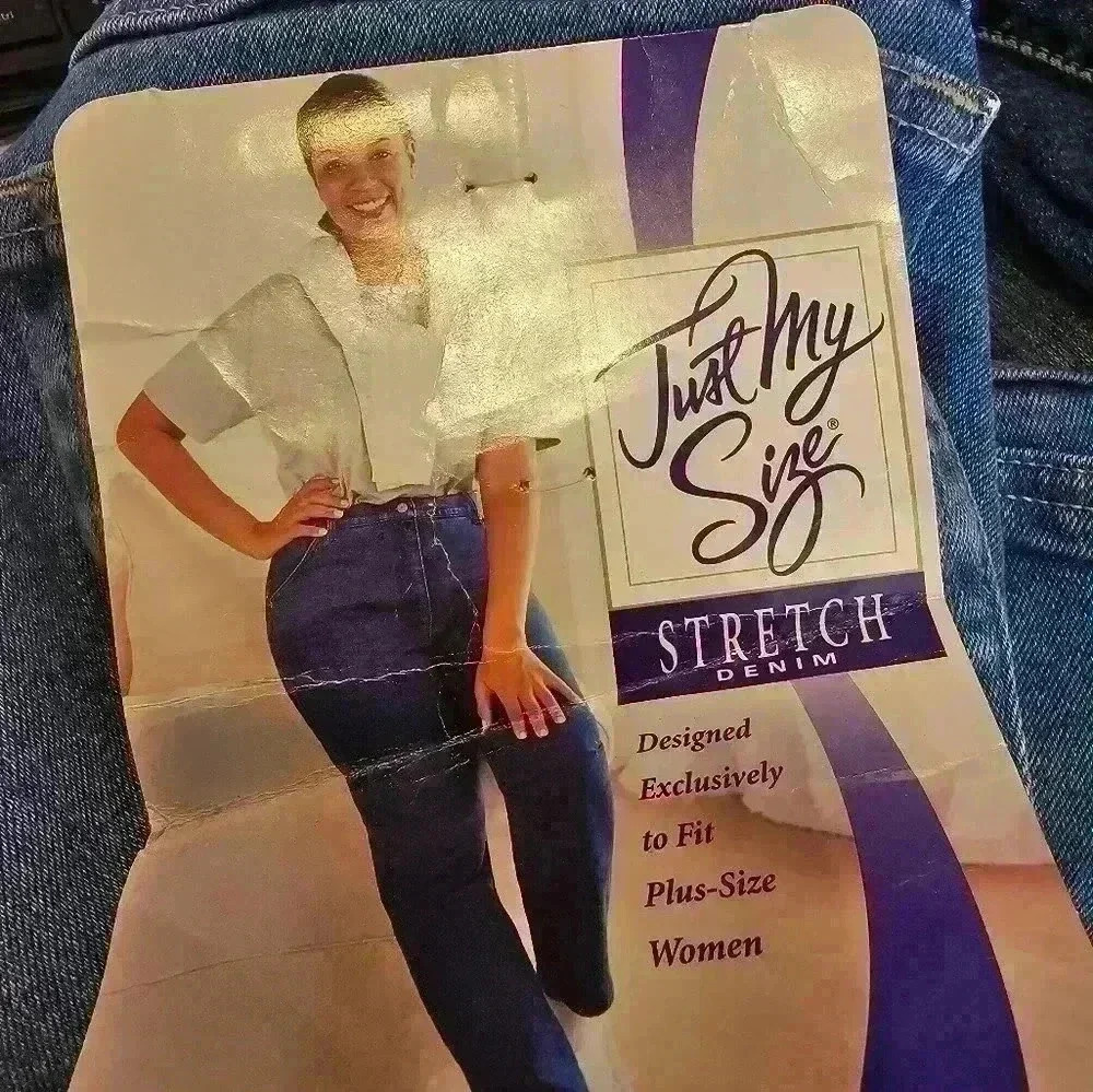 P7003 just my size light wash straight jeans size 26w - Picture 5 of 6